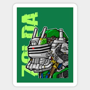 big green machine ZOLDA Sticker